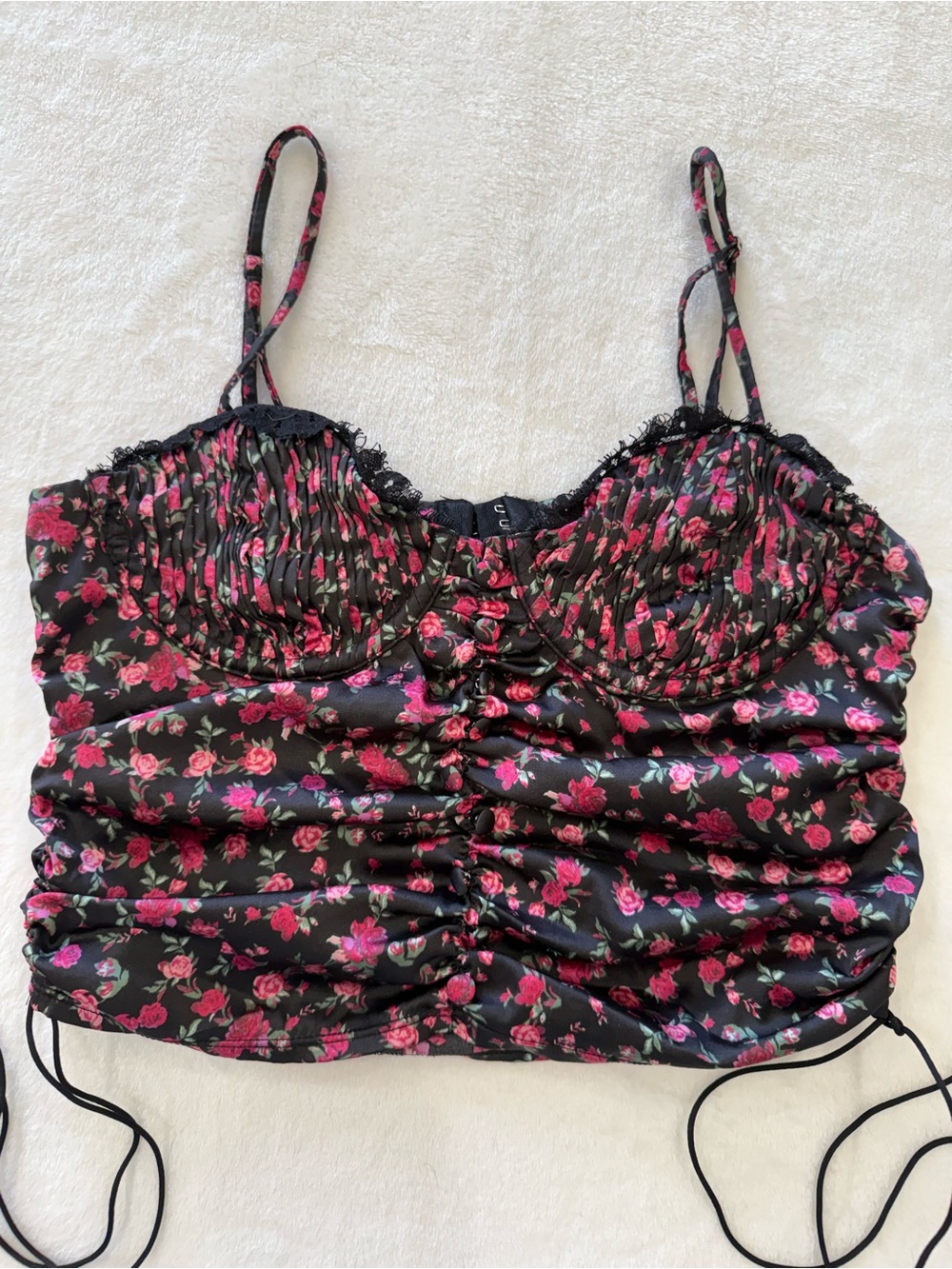 For Love & Lemons x Victoria’s Secret Floral Bustier Corset Top Size Small - Picture 4 of 8